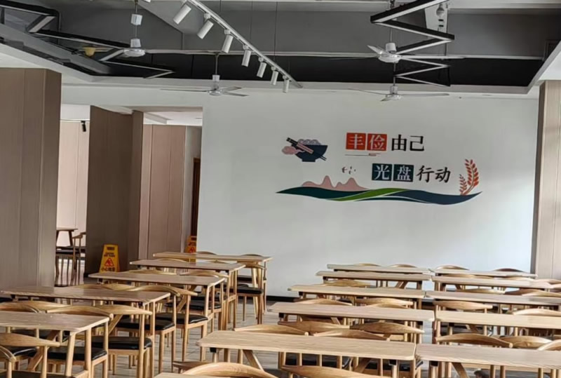 餐厅食堂墙体标语宣传语制作